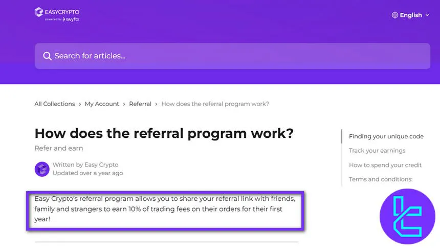 Easy Crypto Referral Program