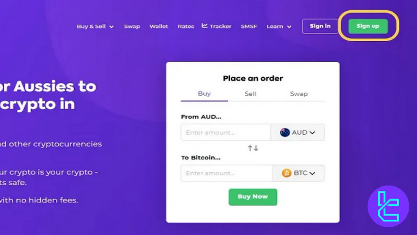 Easy Crypto start registration