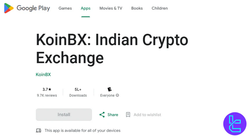 KoinBX app
