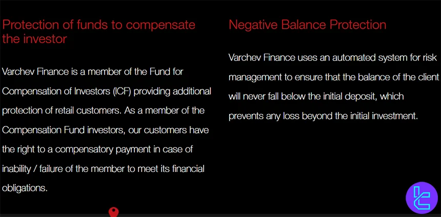 Varchev protection of funds