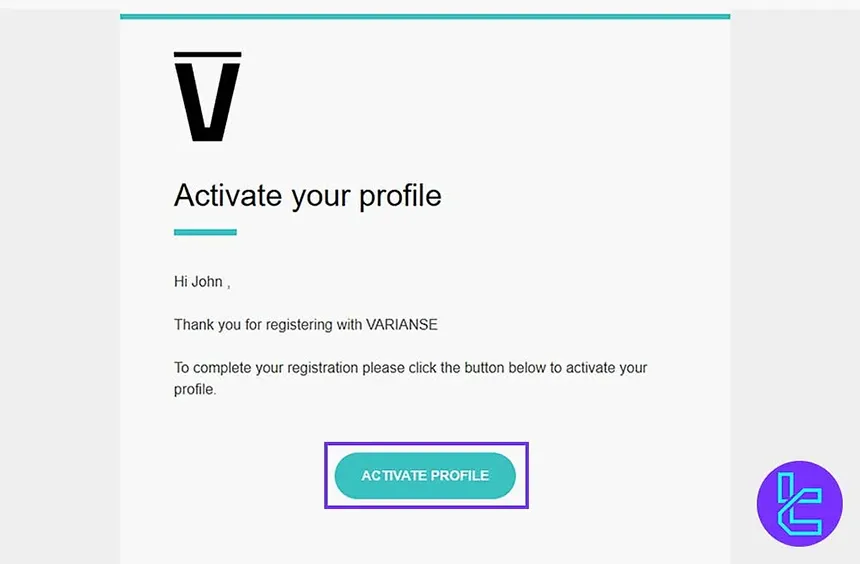 VARIANSE email verification