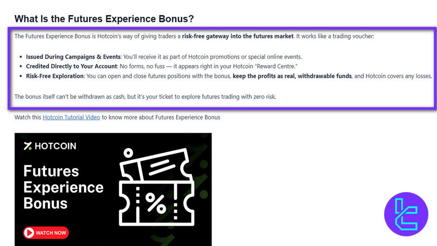 Hotcoin Futures Bonus