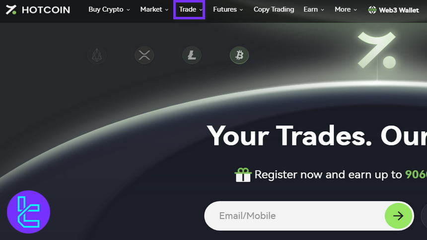 Start trading on Hotcoin