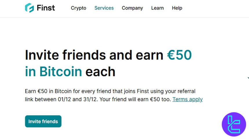 Finst Referral bonus