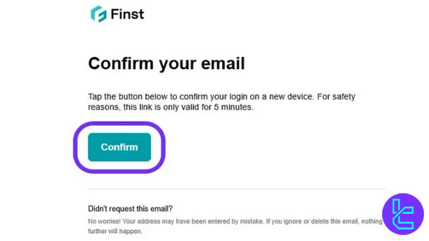 Finst email verification