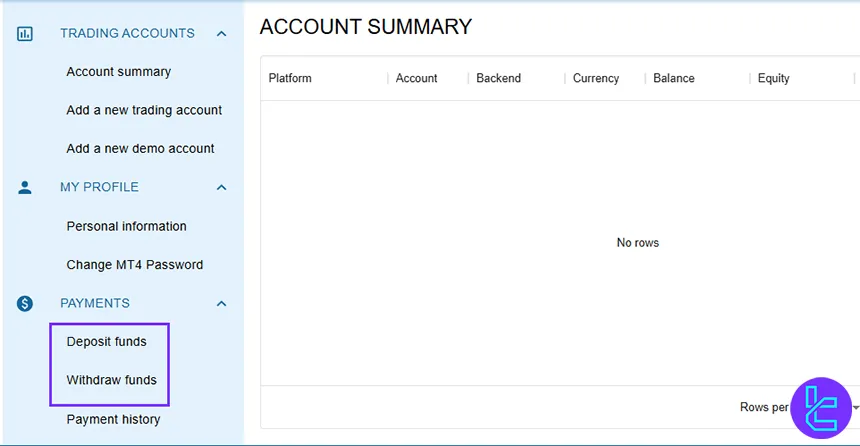 TD365 deposit and withdrawal