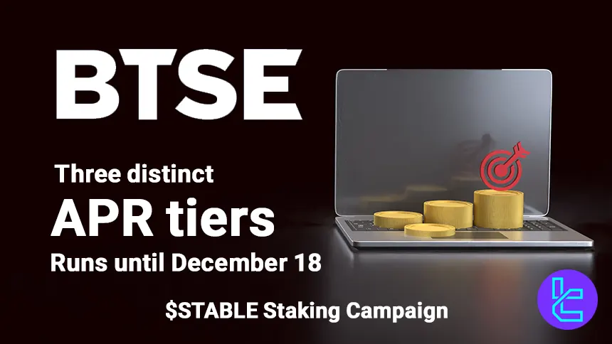Stake $STABLE on BTSE: Unlock 100%, 300%, and 500% APR Tiered Rewards