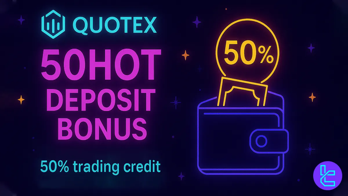 50% Quotex Deposit Bonus [50HOT] - Dec 13th, 2025