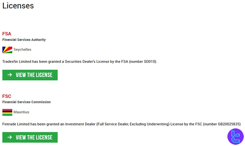 XMTrading regulations