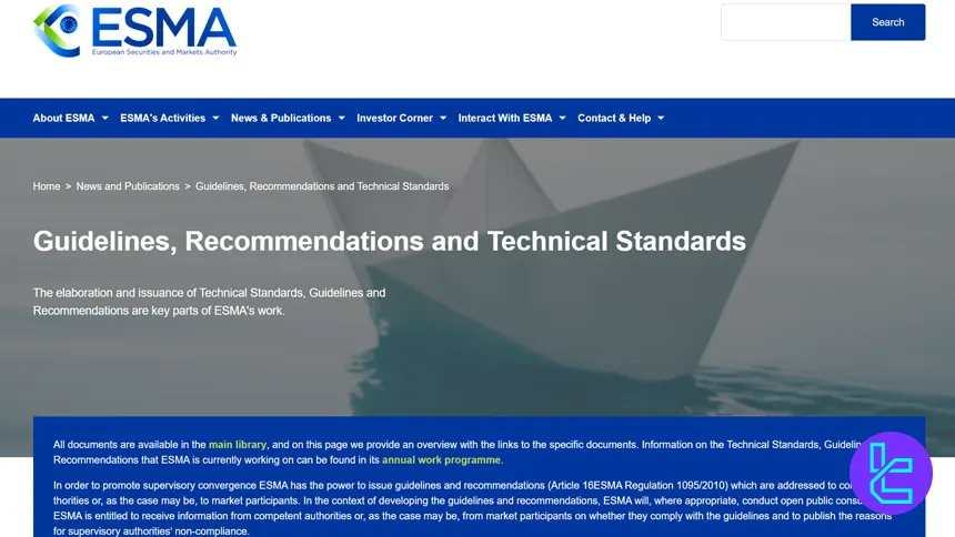 ESMA guidelines