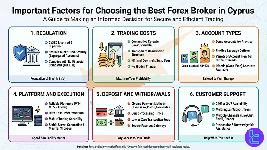 Important factors for choosing the best forex broker in Cyprus