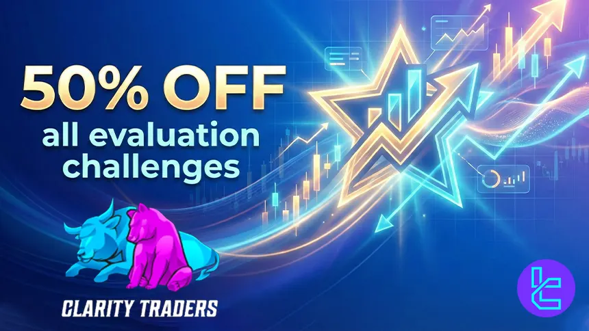 Global 50% Discount for All Clarity Traders Accounts