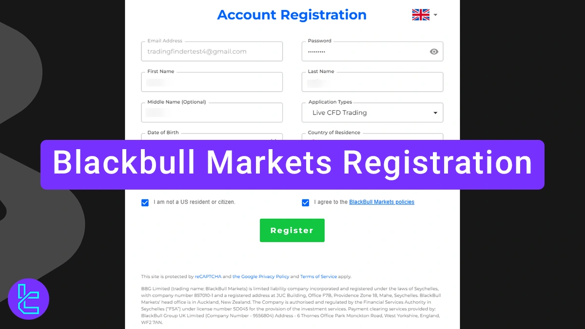 Blackbull Markets Registration 2026 [Email, Password, and Personal Details]