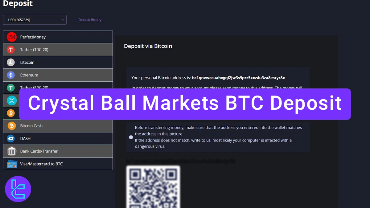 Crystal Ball Markets BTC Deposit 2025 [2.5 Hours Processing Time]