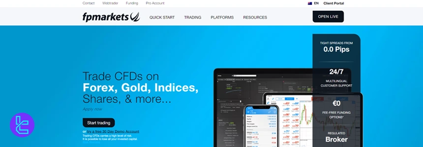 FP Markets website