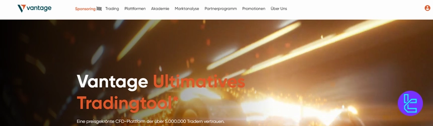 Vantage Markets website