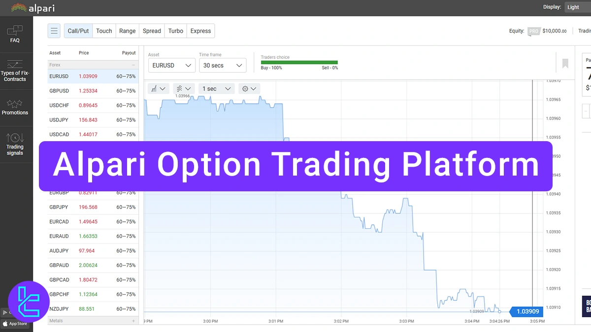 Alpari Option Trading Platform 2025 [Desktop and Mobile Platforms]