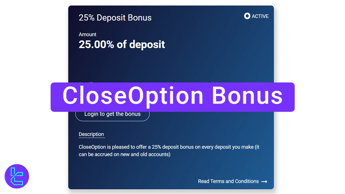 CloseOption Bonus 2025 [25% Deposit Bonus]