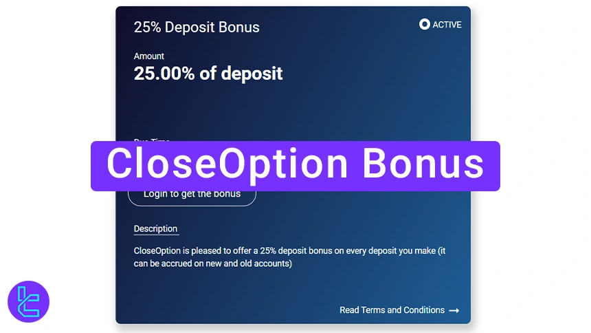 CloseOption Bonus and Promotion