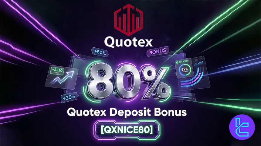 Quotex 80% Deposit Bonus