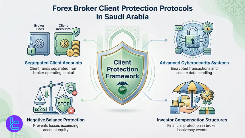 Client protection mechanisms used by Forex brokers in Saudi Arabia