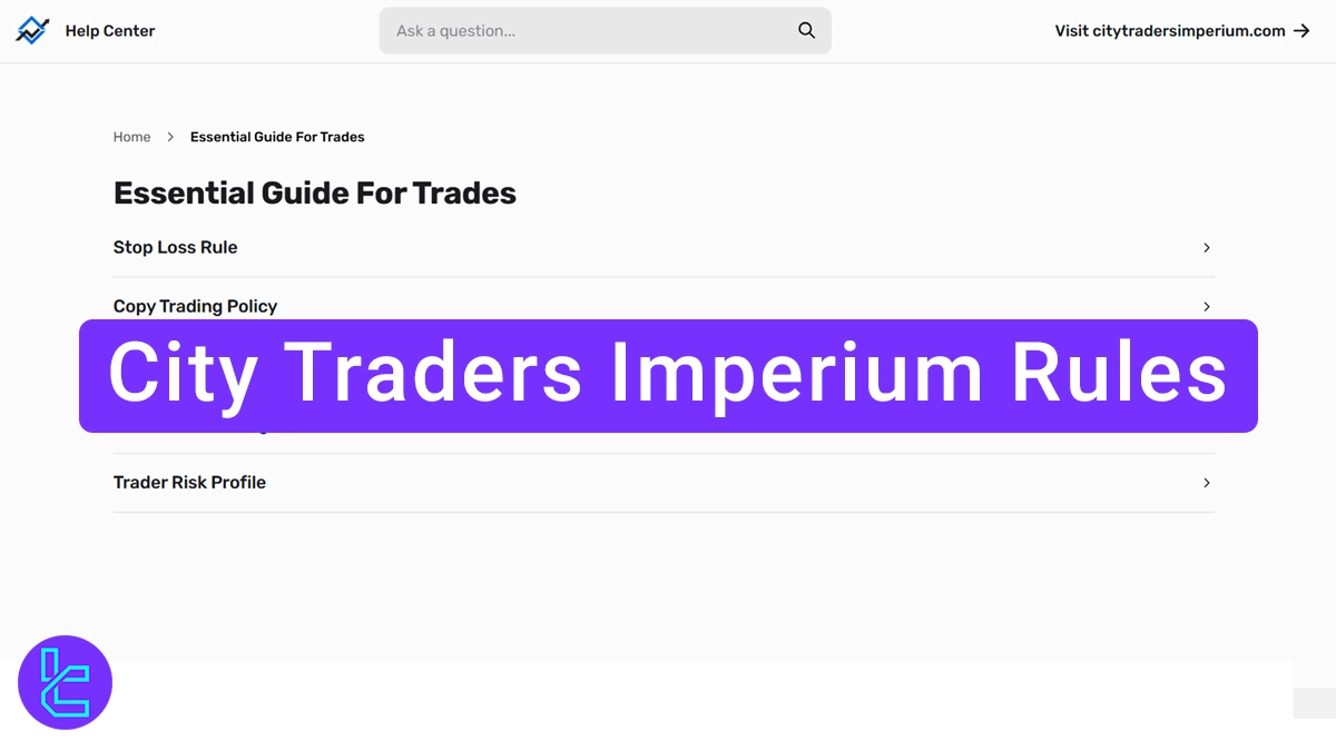 City Traders Imperium Rules - Expert Adviser & News Trading Allowed 2025