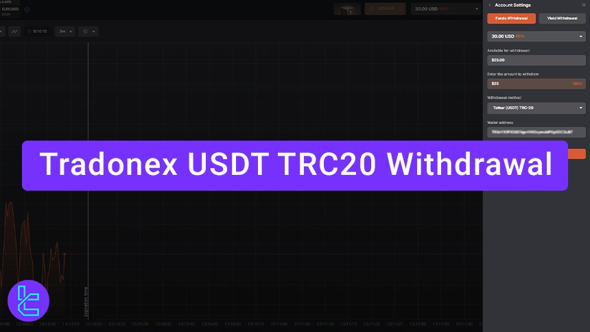 Tradonex TRC-20 Withdrawal