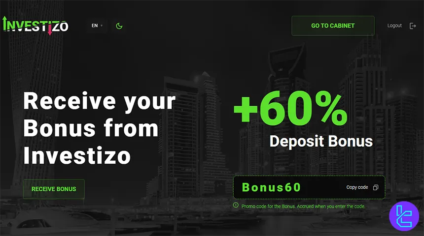 Investizo deposit bonus