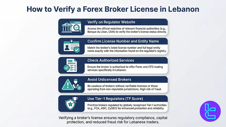 How to verify Forex broker licenses in Lebanon