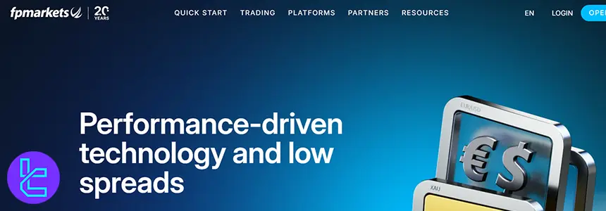 FP Markets broker website