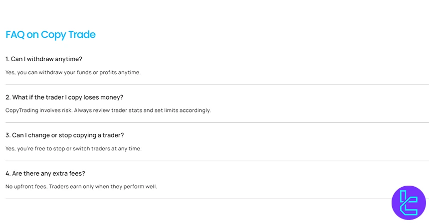 Copy trading at Loyal Primus