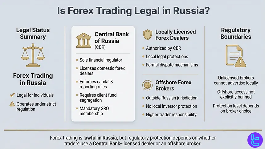 Forex trading legality in Russia