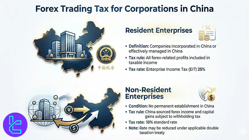 Trading tax for corporations in China