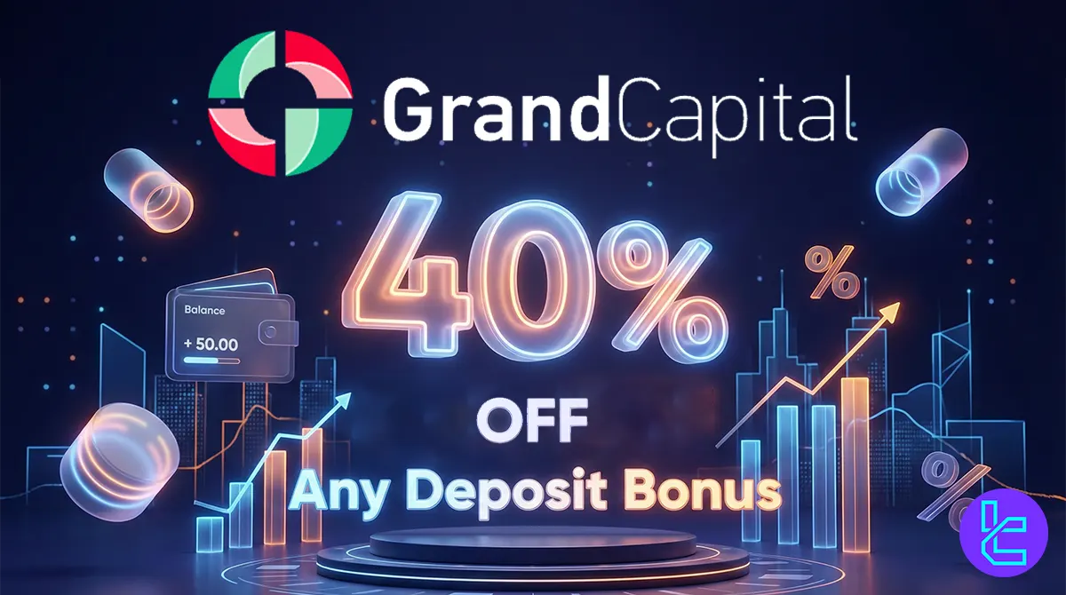 40% Grand Capital Any Deposit Bonus [with Credit Conversion] - Dec 31th, 2025