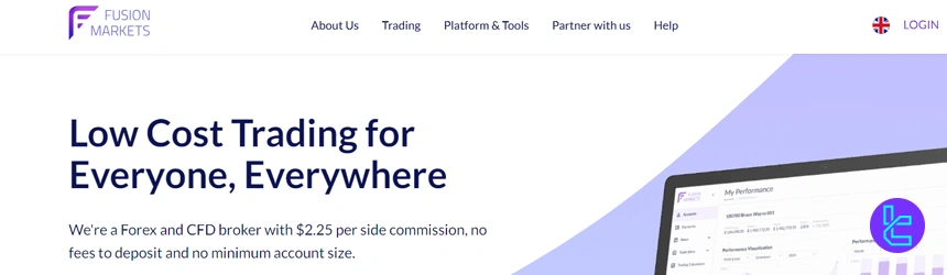 Fusion Markets broker site