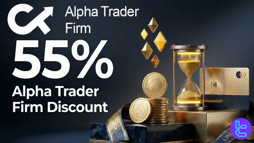 55% Alpha Trader Firm Discount