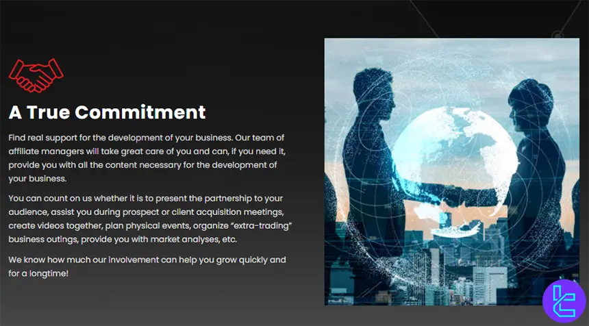 Partnership program at RaiseFX