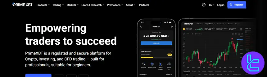 PrimeXBT website