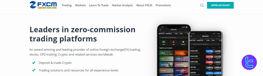 FXCM website