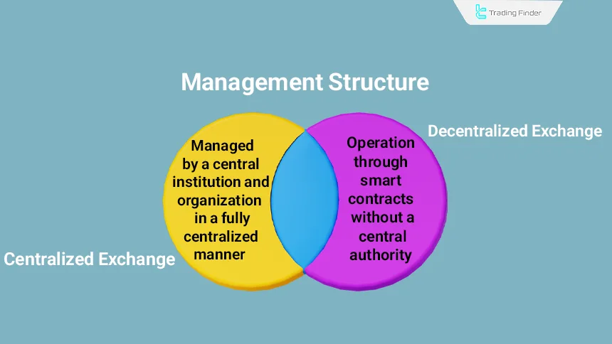 Management Structure Difference Between CEX and DEX