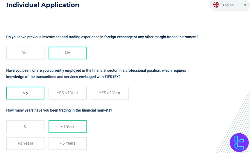 Tier1FX client classification