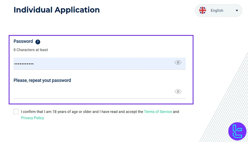 Tier1FX password setup