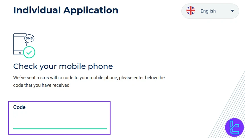 Tier1FX mobile verification code