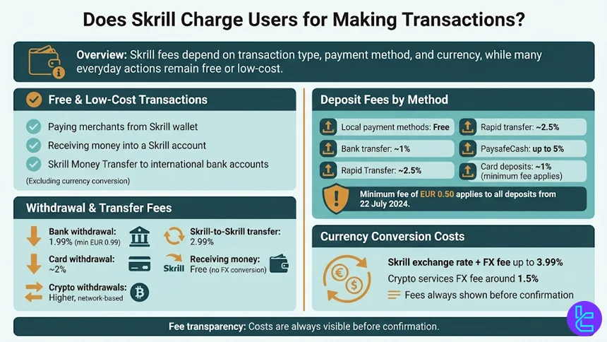 Skrill transaction fees