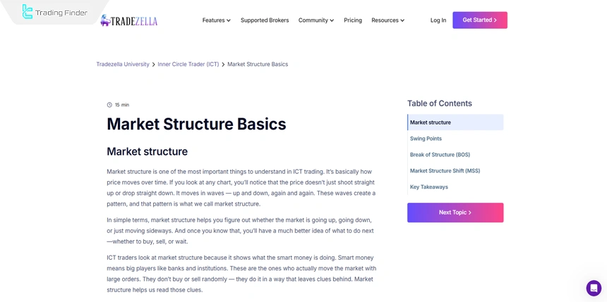 Market structure training article