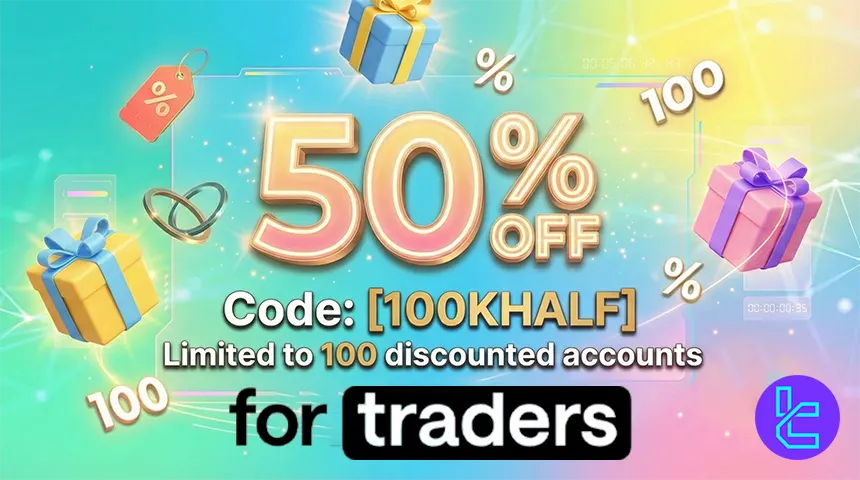 50% off for New For Traders Customers