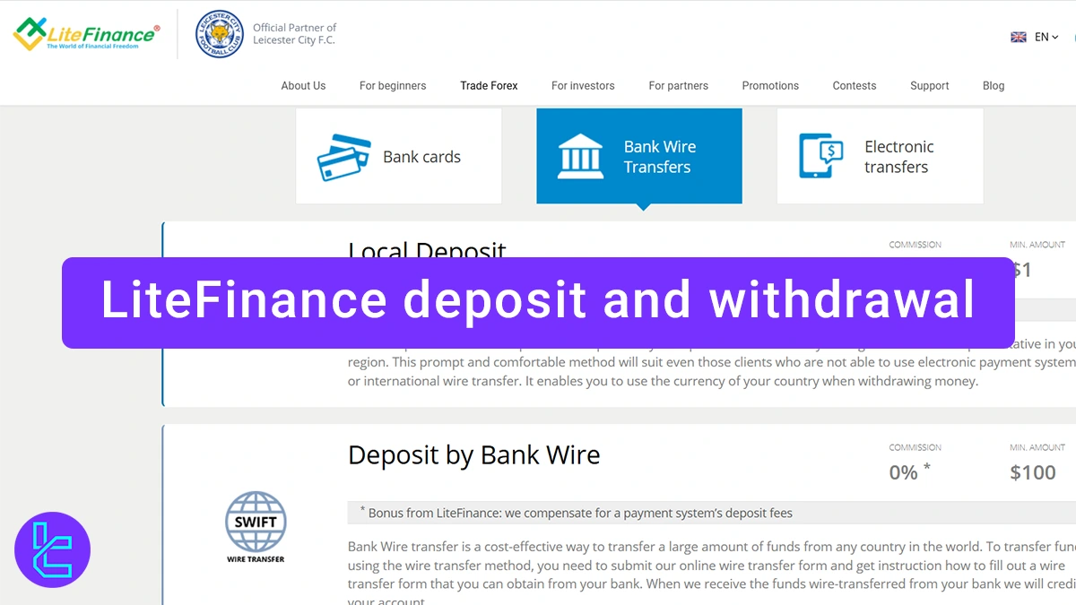 LiteFinance deposit and withdrawal Methods 2026 [21 Payment Options]