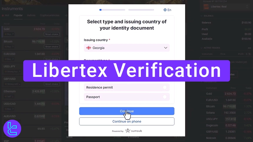 Libertex verification guide