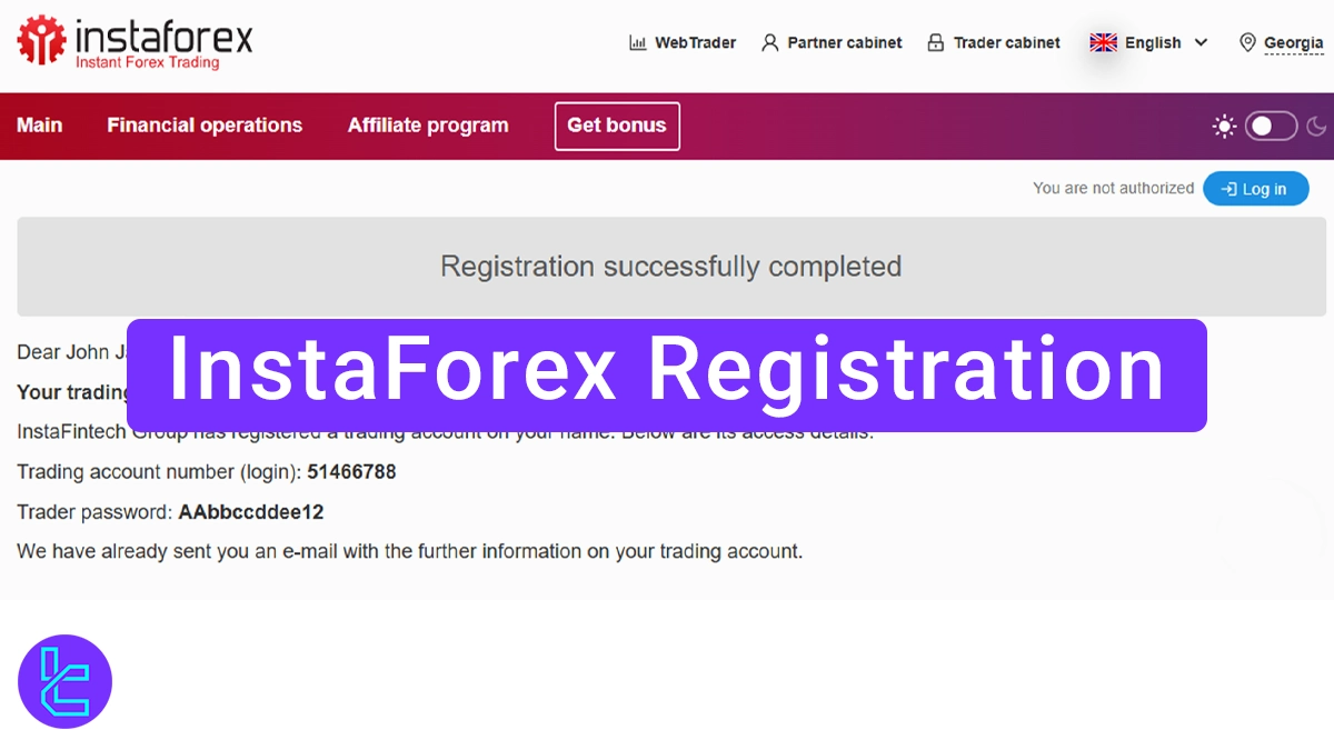 InstaForex Registration 2026 [Global Branch Sign-Up Guide]