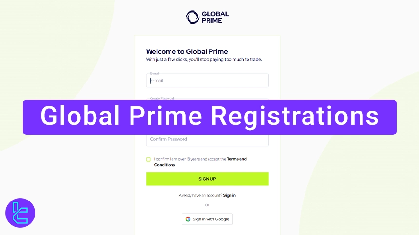 Global Prime registration process